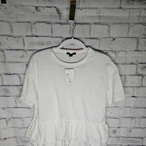 NWT Forever 21 White Cotton Top